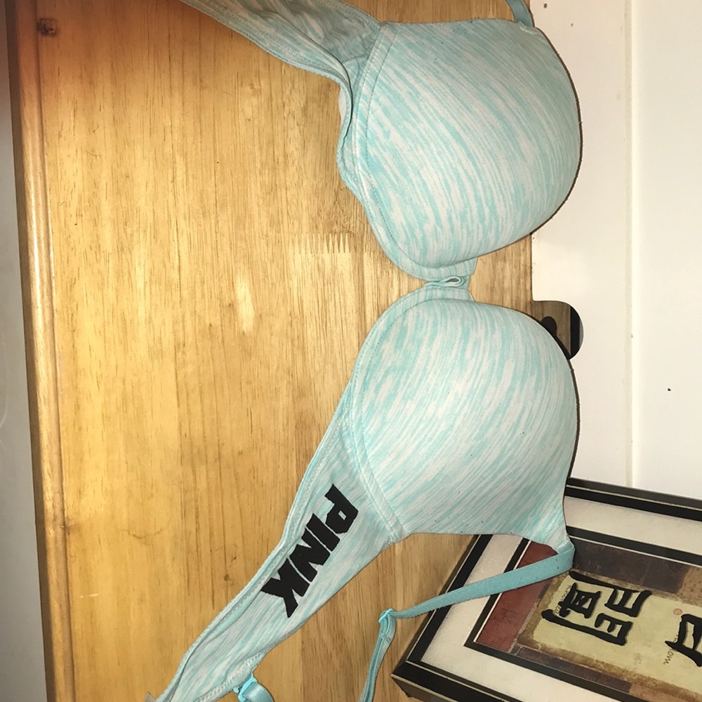 Pink bra